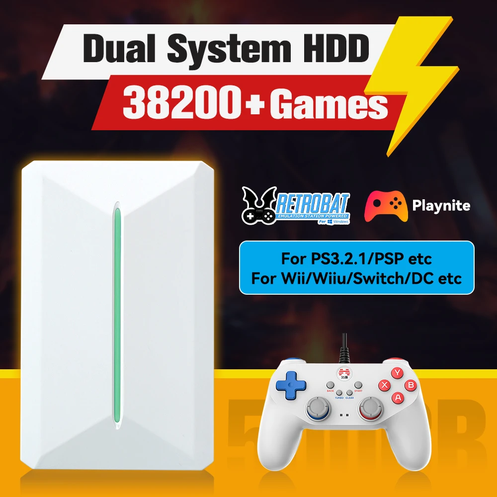 Retrobat & Playnite — Retro Game Console HDD